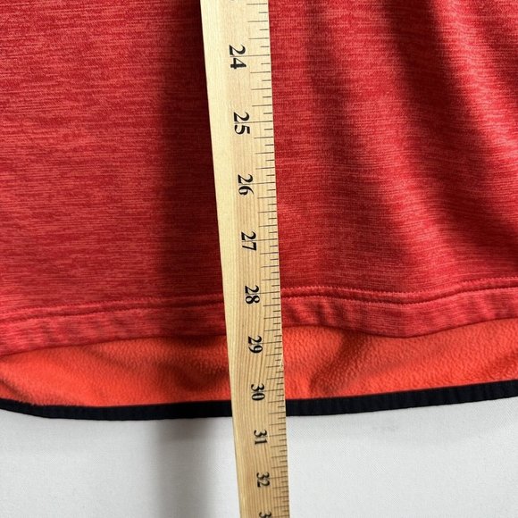 Under Armour Sweater Mens Size XL Pullover Red 1/4 Zip‎ Fleece Sweatshirt Active - Picture 7 of 9